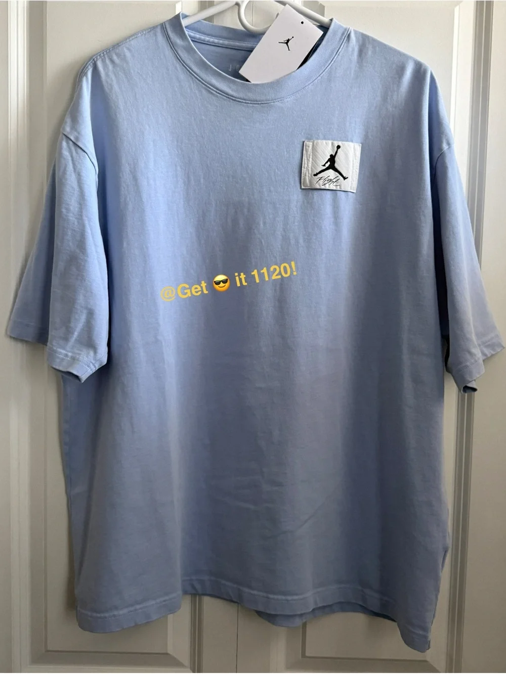 Jordan Flight Essentials Men’s Oversized T-Shirt DZ0604-425 Royal Tint Size M
